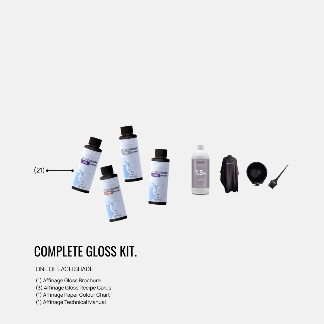 AF. Pro Gloss Liquid Demi - Complete Gloss Kit