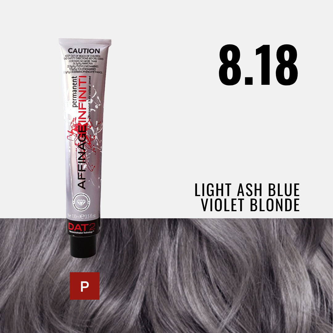 AF. Pro Infiniti 8.18 - Light Ash Blue Violet Blonde