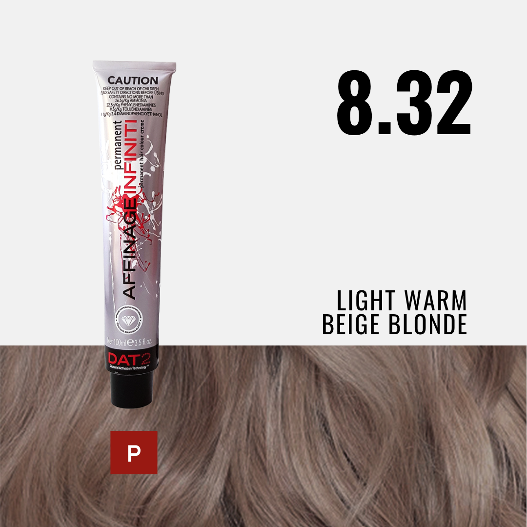 AF. Pro Infiniti 8.32 - Light Warm Beige Blonde