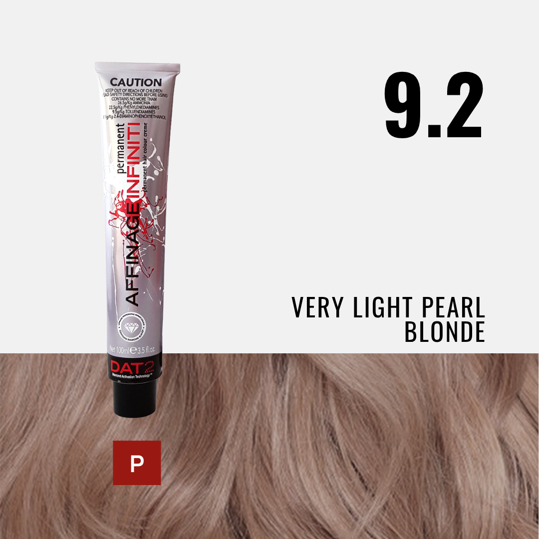 AF. Pro Infiniti Permanent 9.2 - Very Light Pearl Blonde 100ml