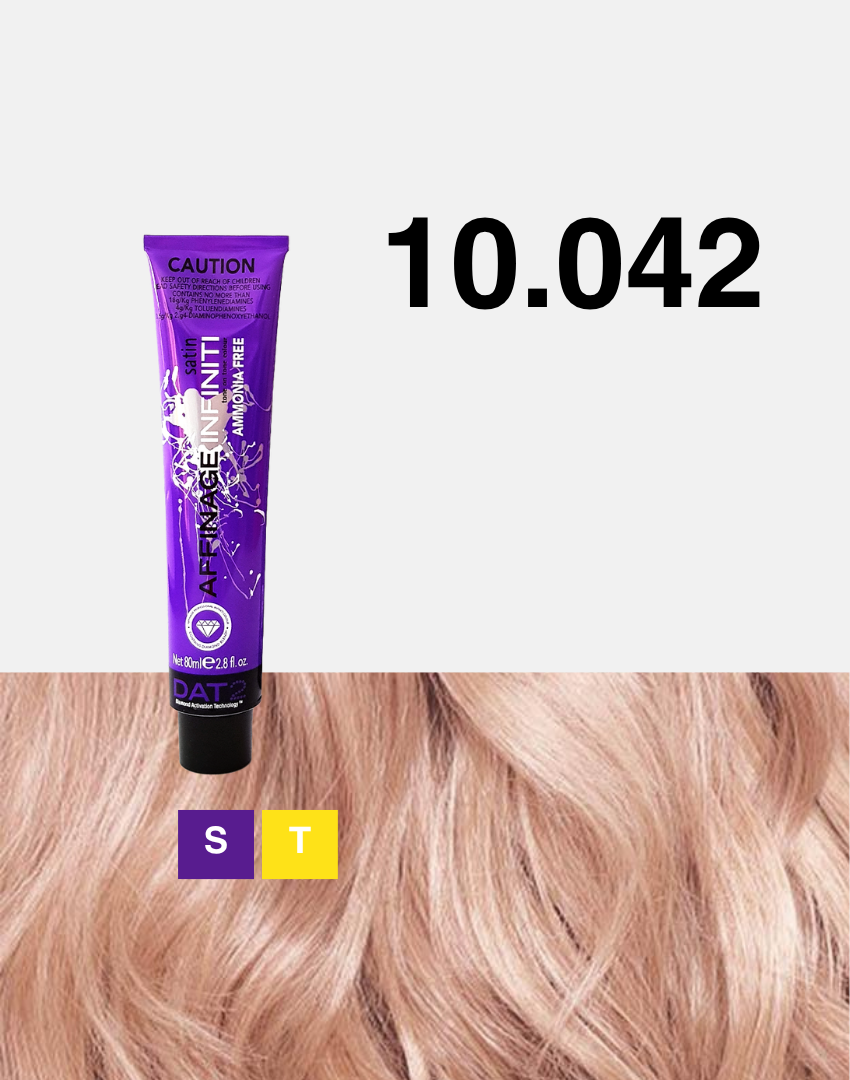Satin 10.042 - Extra Light Natural Copper Pearl Blonde