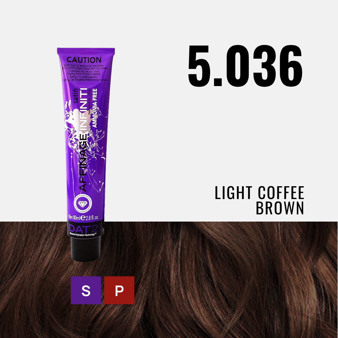 AF. Pro Satin 5.036 - 80ml - Light Coffee Brown