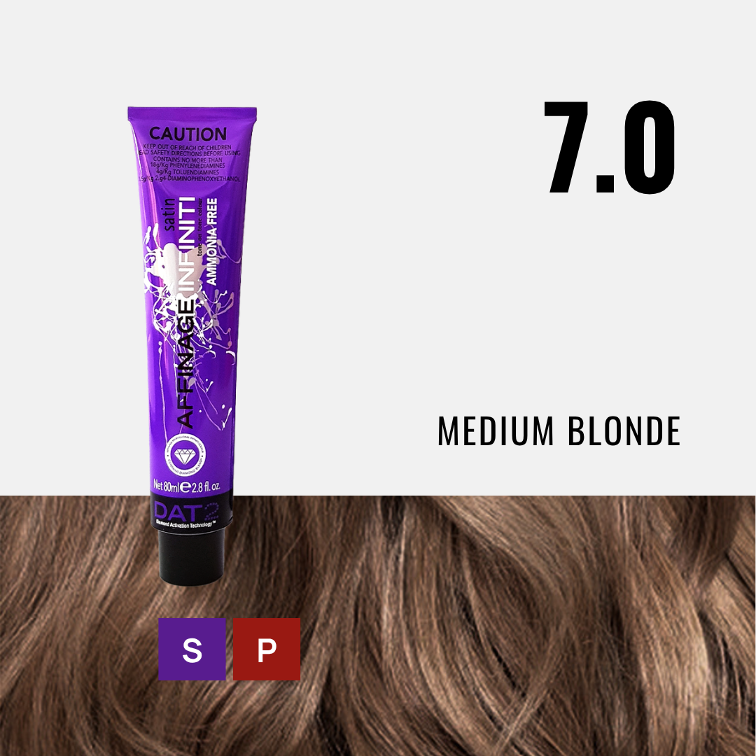 AF. Pro Satin 7.0 - Medium Blonde 80ml