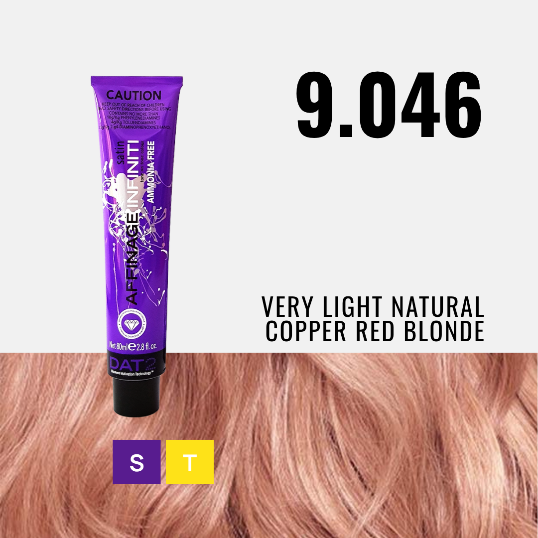 AF. Pro Satin 9.046 - Very Light Natural Copper Red Blonde 80ml