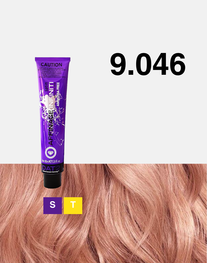 Satin 9.046 - Very Light Natural Copper Red Blonde