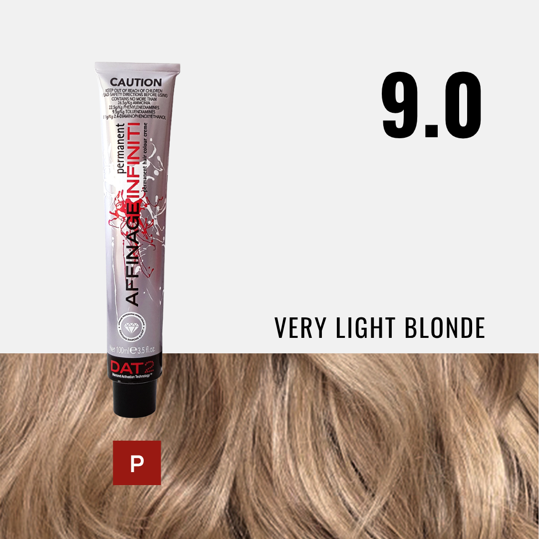 AF. Pro Infiniti 9.0 Permanent - Very Light Blonde 100ml