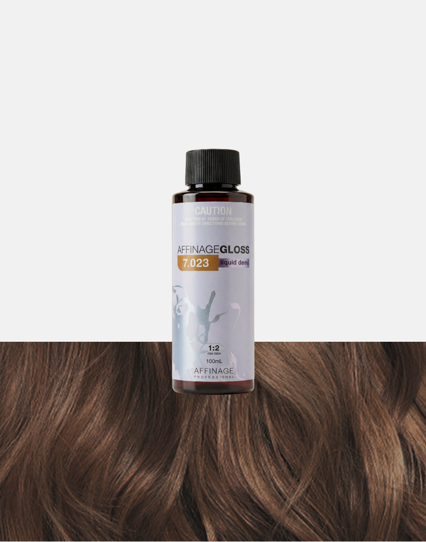 Gloss 7.023 - Medium Toffee Blonde
