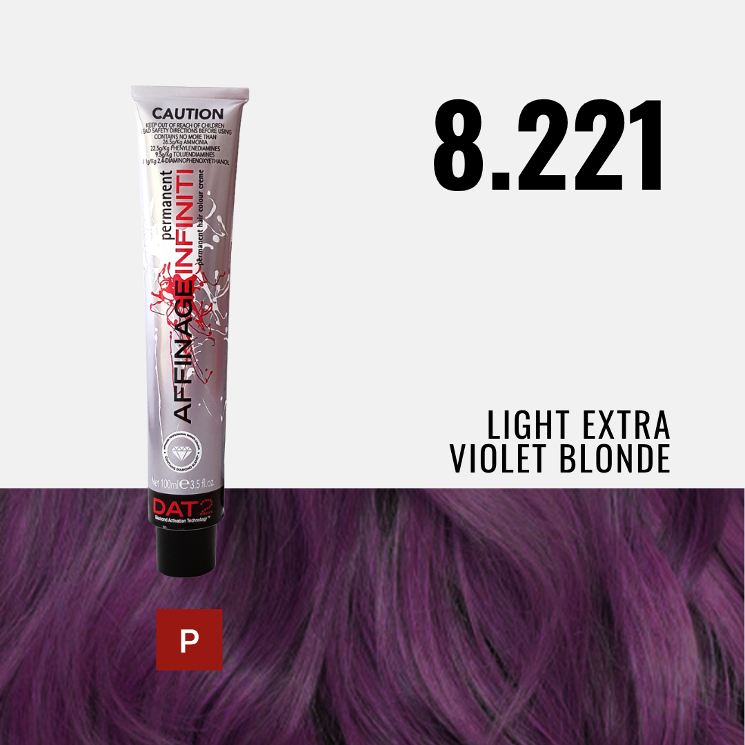 AF. Pro Infiniti 8.221 - Light Extra Violet Blonde