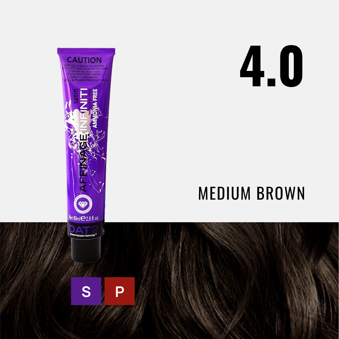 AF. Pro Satin 4.0 - Medium Brown 80ml