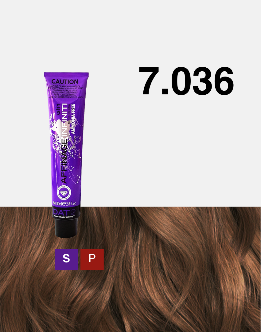 Satin 7.036 - Medium Milk Chocolate Blonde