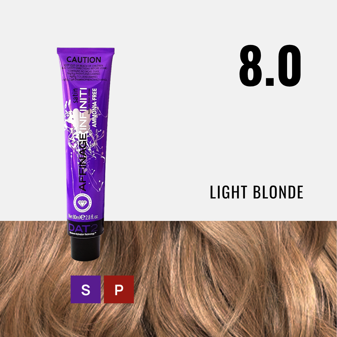 AF. Pro Satin 8.0 - Light Blonde 80ml