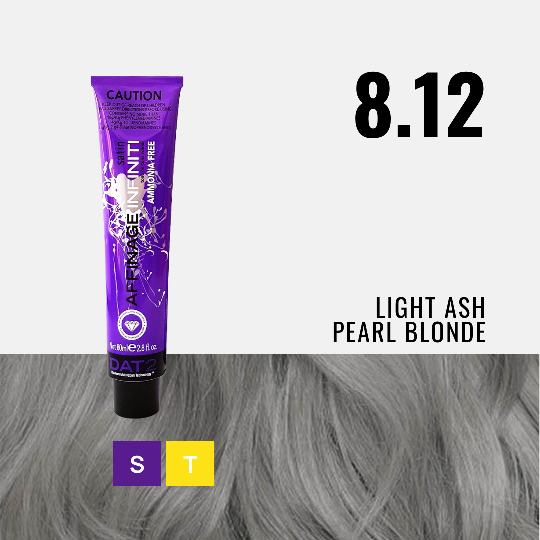 AF. Pro Satin 8.12 - Light Ash Pearl Blonde 80ml