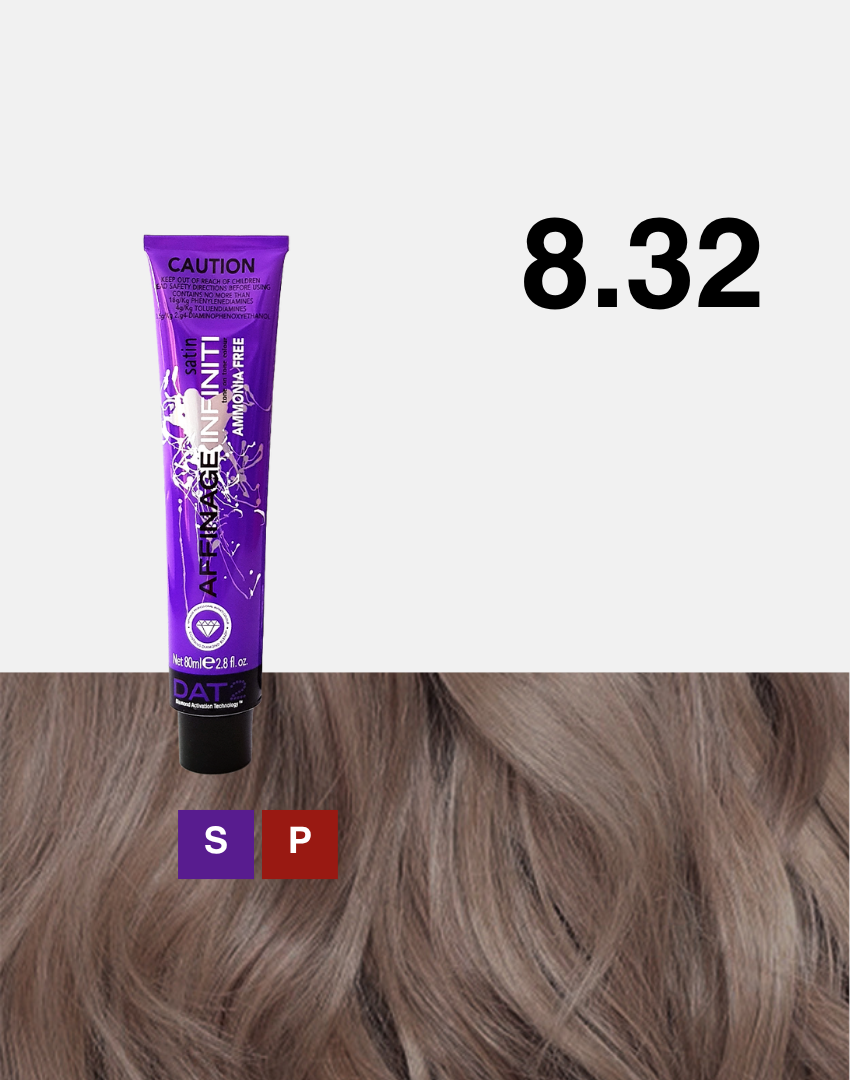 Satin 8.32 - Light Warm Beige Blonde