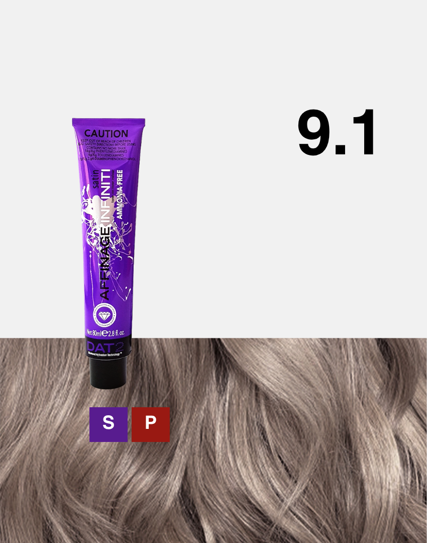 Satin 9.1 - Very Light Ash Blonde