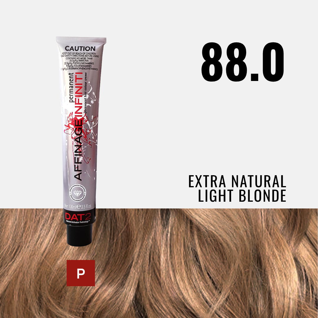 AF. Pro Infiniti Permanent 88.0 - Extra Natural Light Blonde 100ml